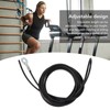 Pulley Cable Steel Fitness Cable Black Adjustable Strong Coated Pulley
