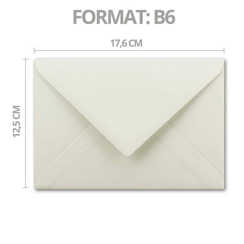 NEUSER PAPIER 75x envelopes B6 with gold lining 12.5 x
