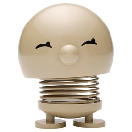 Hoptimist Bimble, Scandinavian Bobble Figure, Decorative Living Room, Desk Decoration, Office Gadgets, Great Small Gifts, 7.4 x 8.5 x 9.5 cm, Medium, Latte