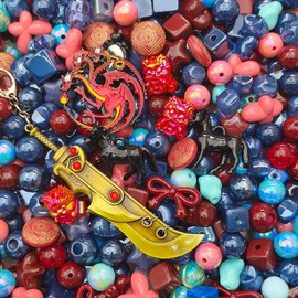 Acrylic Beads Mix(16mm)-Beading making-Bead Assortmens-DIY:_Princess_150ml