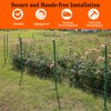 Zoiut 50 Pack Electric Fence Posts,48 Inch/4FT Step-in Plastic Posts