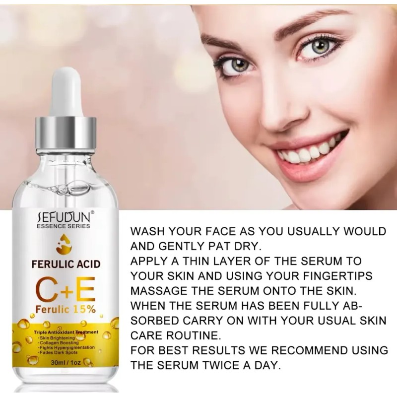 Serum Facial Hidratante Antioxidante 30+ Vitamina E Y C 30ml