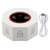 Rotating Timer with G Sensor, Desk Productivity Cube Timer, 1