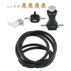Manual Boost Controller Kit, Adjustable Double-Sided Turbo T Vent Valve,