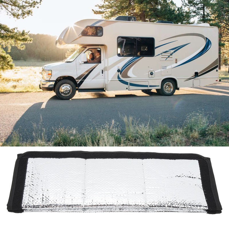 RV Door Window Shade Cover Foldable Privacy Blackout Shade for