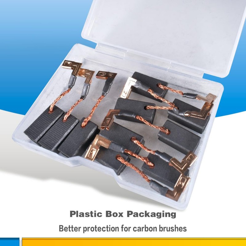 OURUI 10Pcs N097696 Carbon Brushes Compatible with DeWalt DWE4120 DWE4011