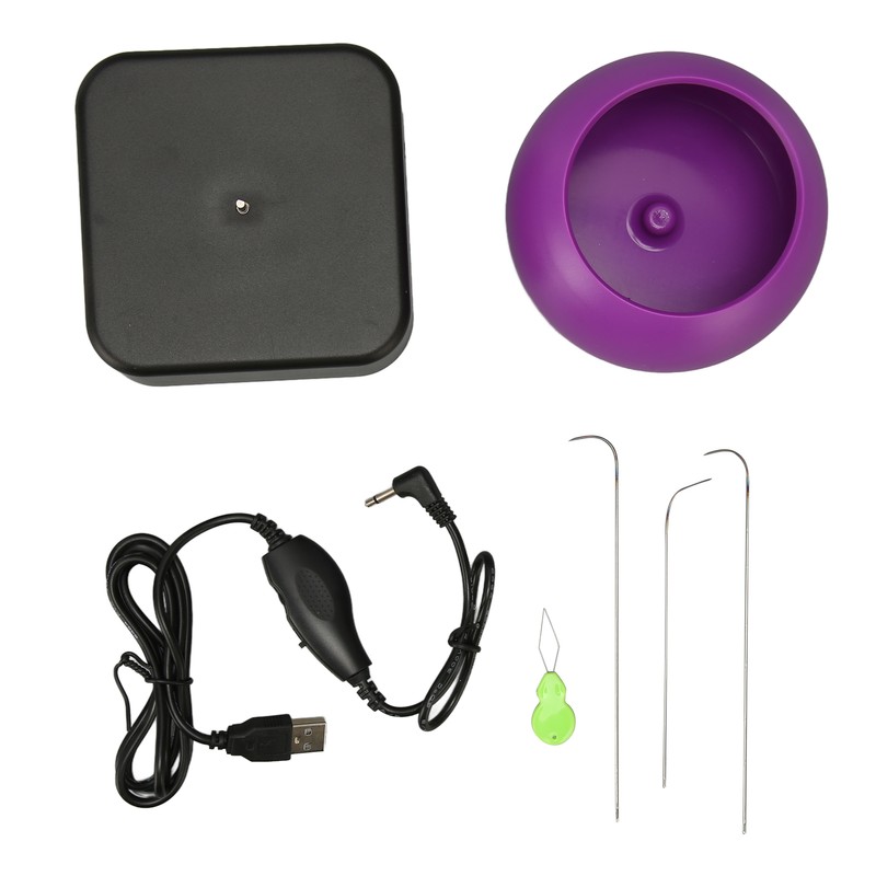 Electric Bead Spinner Bowl Adjustable Speed CW CCW Rotation USB