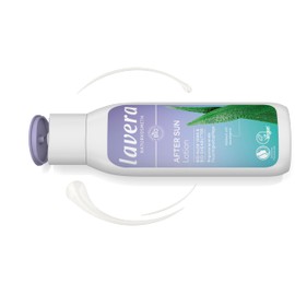 lavera After Sun Lotion - 24 Hours Moisturiser - Soothing & Cooling - Sun Protection - Vegan - Natural Cosmetics - 200 ml