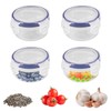 Jinsion Set of 4 PP5 Food Storage Containers with Lid,