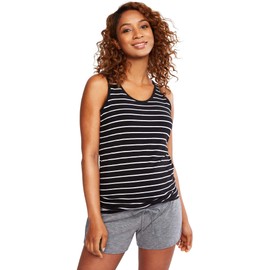 Motherhood Maternity Women's Maternity French Terry Underbelly Short, Heather Grey, Small