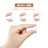 ZHEJIA Ring Size, Set of 8, Transparent, Anti-Slip, Fall Prevention,