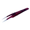 SET OF 2 Stainless Steel Pink Black Zebra 3D Eyelash