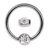Titanium Ring 1.2 x 6 mm For Lip Piercing With