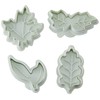 cotta 86776 Die Cutters (4 Leaf Types), White, Maximum: 3.0