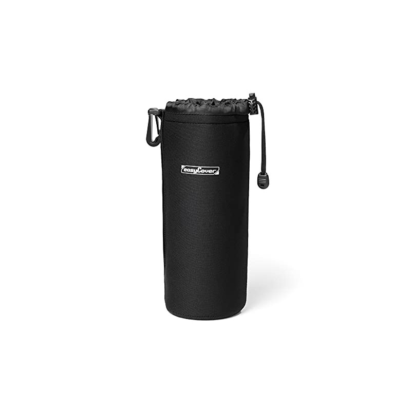easyCover Neoprene Lens Case Size XL Colour: Black, black, Classic