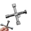 1 PCS Panel Key,Multi-Specification Square Utility Key,Stainless Steel Electric Meter