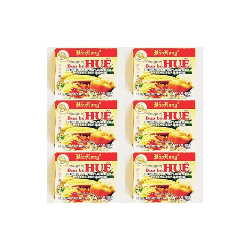 Mini Bun Bo Hue Soup Seasoning Cubes, 2.64 oz, (4