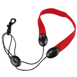 KUWAN Saxophone Neck Strap Soft Sax Leather strap Padded for Alto Sax Tenor Clarinet Baritone Soprano Horn Music Instrument (1, RED2)