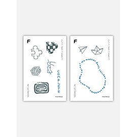 Blue Life Tattoo Sticker / Blue Life 타투스티커