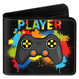 Teen Boys Cool Wallet Funny Leather Wallets Credit Id Card Cash Holder Black Rfid Blocking Zipper Cute Kawaii Aesthetic Wallets With Coin Pocket Id Window For Teen Boy Male Youth Guys Men Teenager