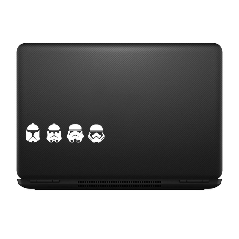 Bargain Max Decals Trooper Helmet Evolution Sticker Decal Notebook Car