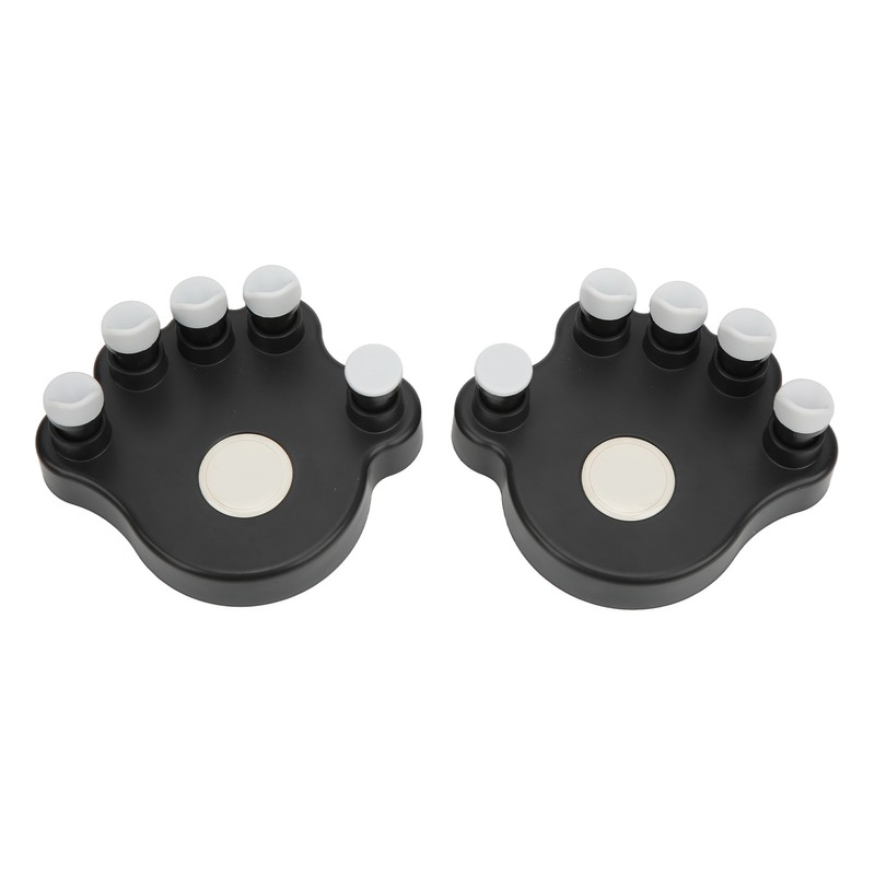 2PCS Piano Finger Exerciser Silicone Hand Grip Trainer Ergonomic Tension