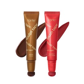tarte sculpt tape & blush tape duo - blush and bronzer:_rich bronze + cherry