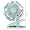 USB Charging Desktop Mini Fan Portable Home Office Clip On