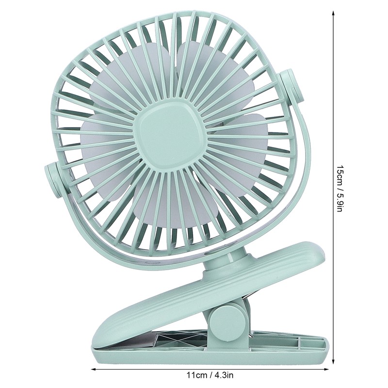 USB Charging Desktop Mini Fan Portable Home Office Clip On