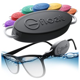 G FLOAT Floating Glasses Holder with No Sunglasses Strap or Tail, Floatable Eyeglasses Strap for Men, Special Glasses Strap for kids or Glasses Strap Women for Sports, Water Eyeglass Strap Retainer