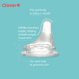 Clover Anti-Colic Baby Bottle (9oz, 1 Pack)