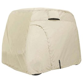 Universal Golf Cart Cover for Club Car, EZGO, Yamaha, ICON Golf Carts - color: Black, application: Stock Golf Cart - 2 Person