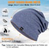 HASAGEI Men's Slouch Beanie, Lightweight Thin Hat, Soft Cotton Chemo