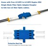 YUTIANHOME 25ft/8m LC to LC Outdoor Armored Fiber Optic Cable,