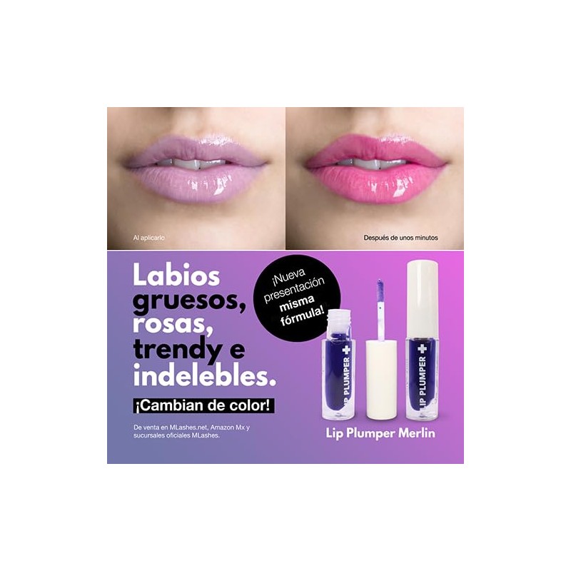 Mlashes | Volumizador para labios al instante con tinta |