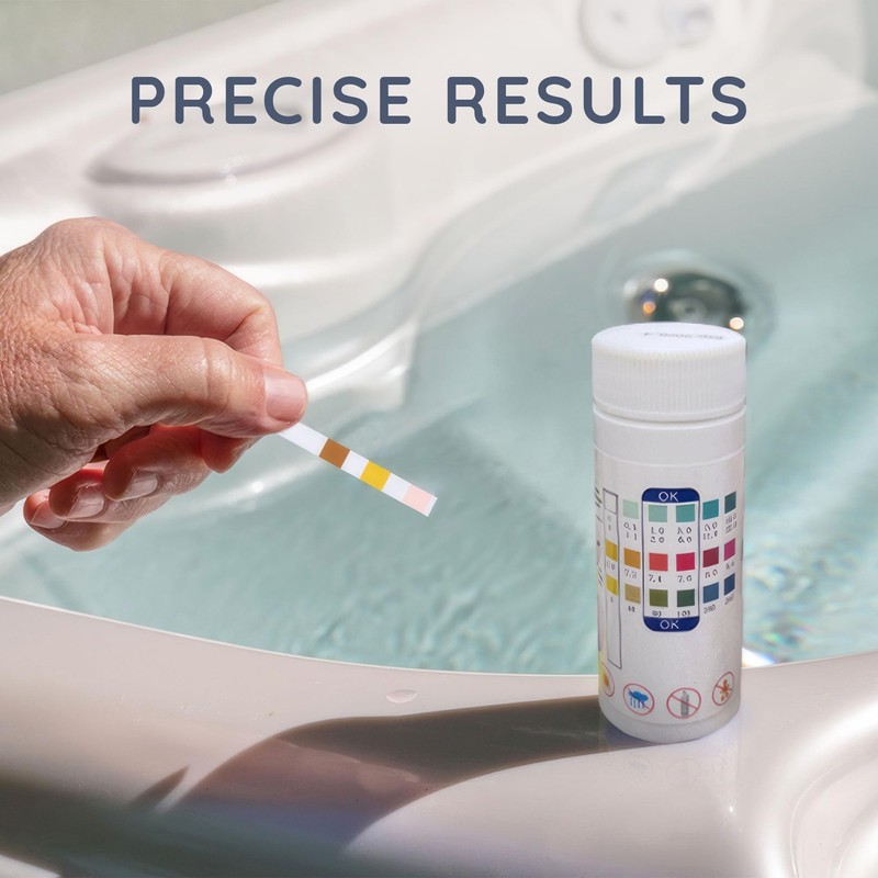 CUQOO Premium 3-in-1 Chlorine Test Strips 50pcs - Accurate 3