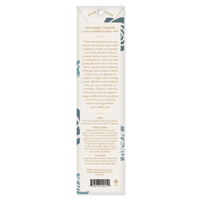 Triloka Original Incense, Evening Rose, 10 Sticks
