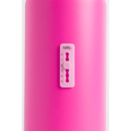 Tally Silicone Hydration Tracker (Adhesive Tracking Accessory adheres to Any Reusable Water Bottle) (Bubblegum)