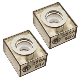 150 Amp Fuse, (MRBF) 58V DC Max IP66 Waterproof Terminal Fuses, Charging Piles for The Circuit Protection of Automobiles RVs Cranes Ships (Pack of 2