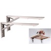 Tiberham Heavy Duty Folding Console, Pack of 2, Wall Mounting,