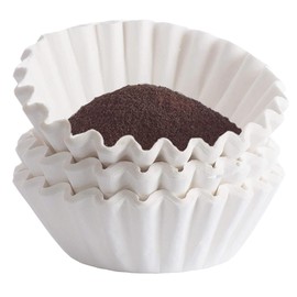 ZIXIANGKEJI 500pcs 12-Cup Commercial Coffee Filters (4 ¼ Inch base, 2 ¾ Inch Walls, 9 ¾ Inch Laying Flat) Large Coffee Filters Premium Paper with 12-Cup Home & Commercial Machines(X13-500)