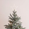 Lights4fun Osby Star Tree Topper Christmas Decoration Warm White LED