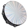 Entatial Tambourine, Double Row Jingles Hand Held Drum Panderos De