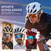 DUCO 0042 Men's Sports Sunglasses, Polarized Sunglasses, For Sports, UV400,