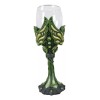 Bohemian Absinthe La Fee Verte Skull With Green Gem And