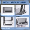 Thatyro 3 Packs 2.9" Invisible Drawer Flush Pull Handle with
