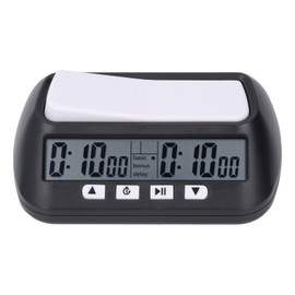 Chess Clock Digital Chess Timer Portable Chess Timer Professional Chess Clock For Chess Match Go Chess Game Black