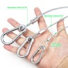 Mad Owl Safety Rope Fixing Device, Stage Light Safety Cable,Transparent