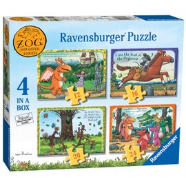 Ravensburger Zog 4 in Box (12, 16, 20, 24 Pieces) Jigsaw Puzzles for Kids Age 3 Years Up