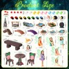 Shellwei 50 Pcs Garden Accessories Miniatures Small Fairies Kit with